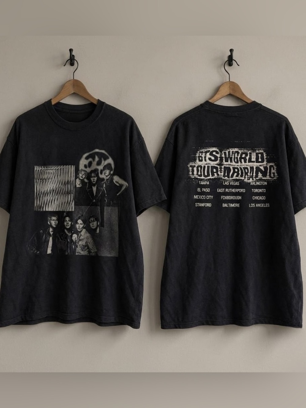 BTS Arirang World Tour Photo Graphic Tee - Gildan 5000
